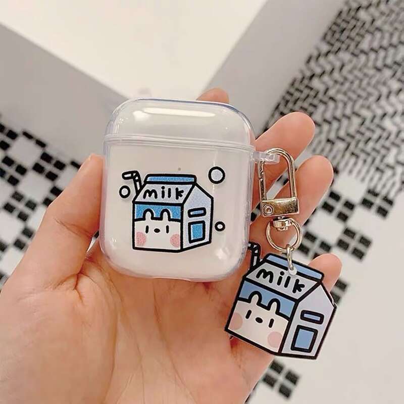 

Cartoon Print Airpods Case, Multicolor