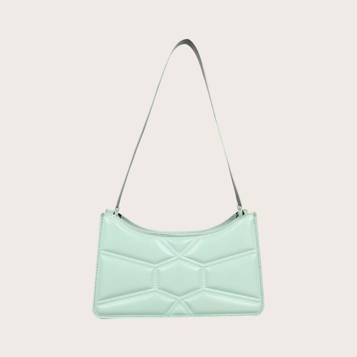 

Quilted Shoulder Bag, Green