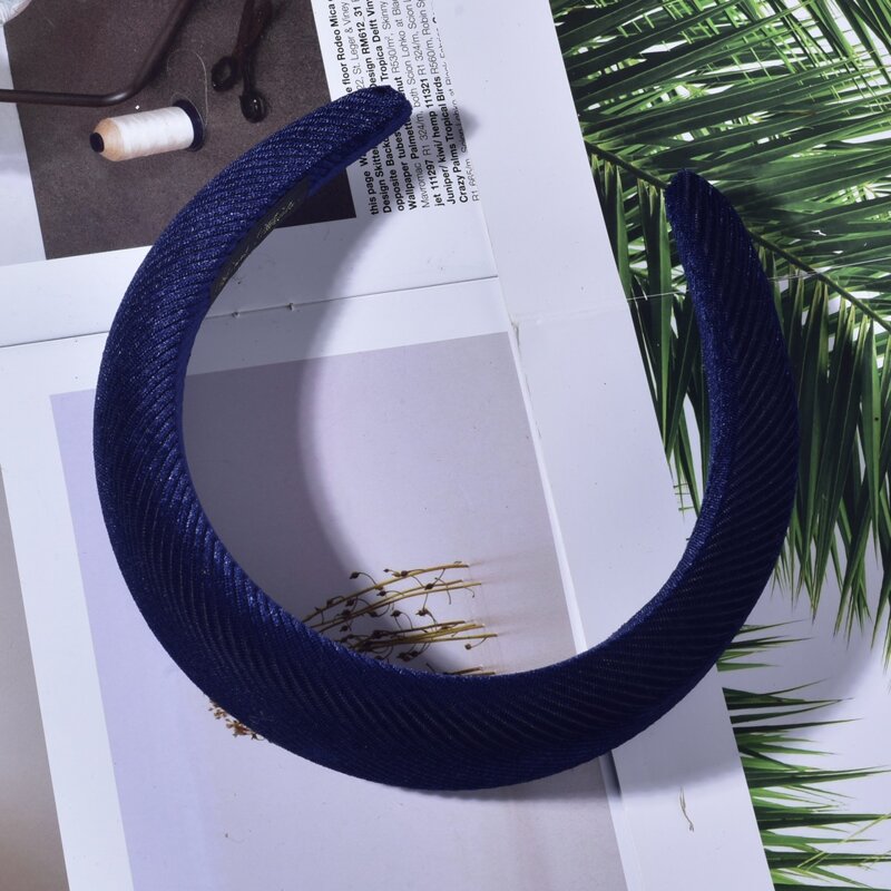 

1pc Plain Hair Hoop, Blue