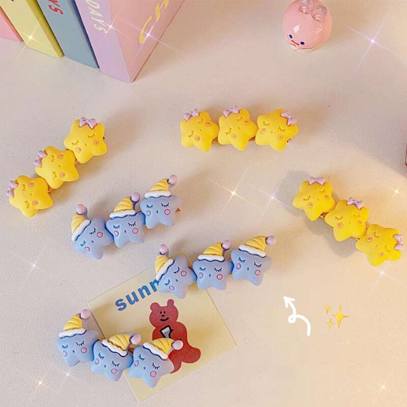 

1pc Random Star Hair Clip, Multicolor
