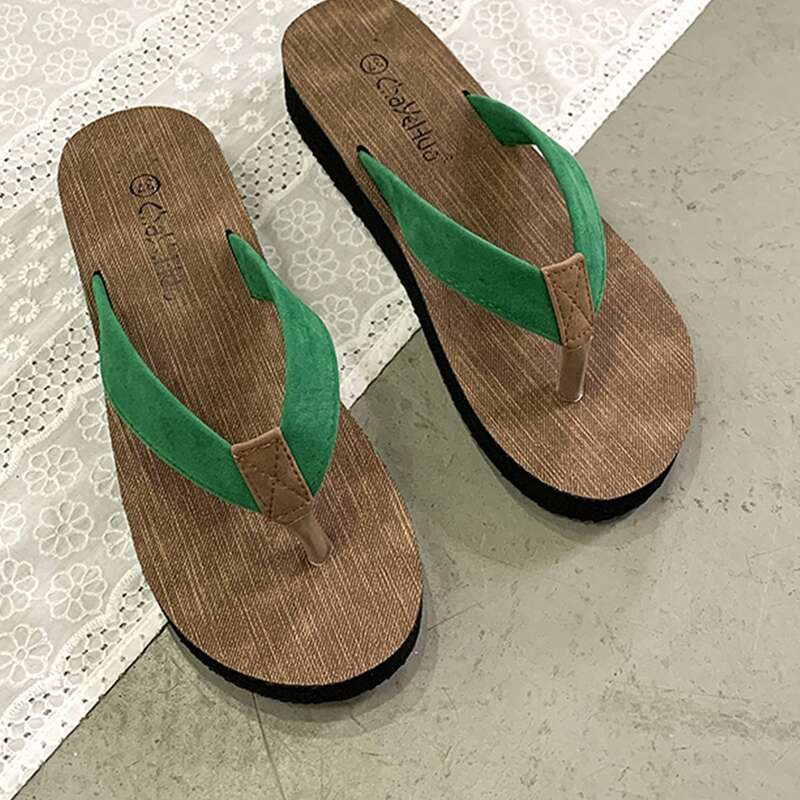 

Minimalist Non-slip Flip Flops, Green
