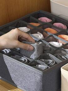 1 件衣柜整理器抽屉隔板 3 种尺寸适用于袜子/领带/内衣/腰带/胸罩/衬衫/毛巾装饰秋季装饰节日装饰房间装饰家居装饰秋季装饰卧室装饰圣诞节节日礼物 - 灰色 - 查看 2