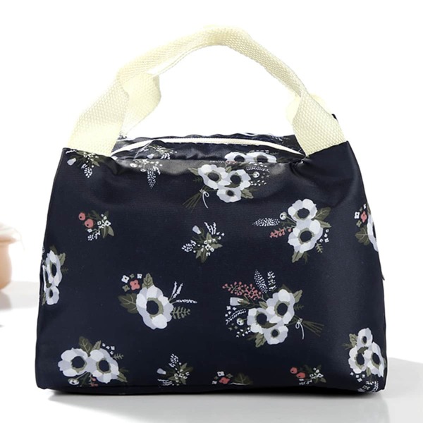 

Flower Print Lunch Bag, Multicolor