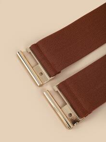 Cinturón corsé elástico - Marrón - Ver 3