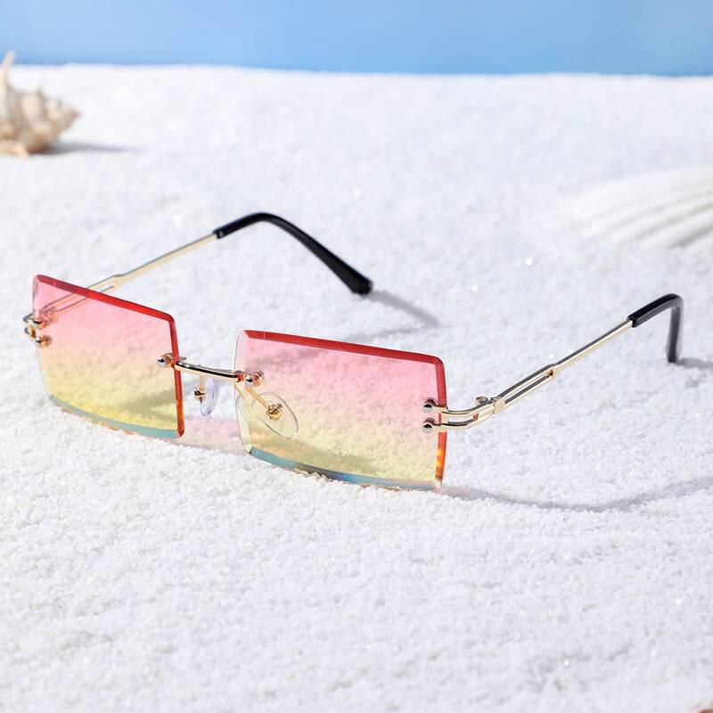 

Square Rimless Sunglasses