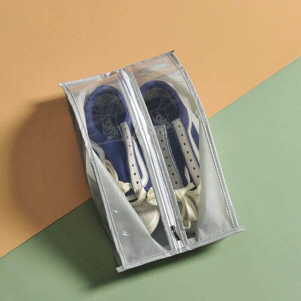 

1pc Shoes Storage Bag, Grey