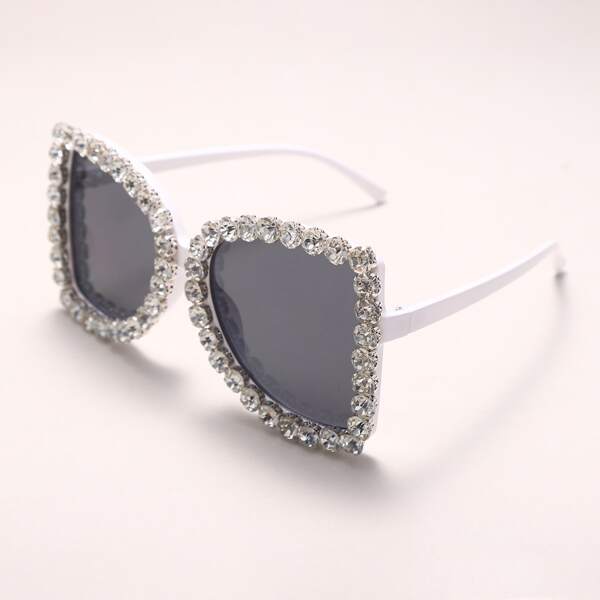 

Rhinestone Decor Sunglasses, Multicolor