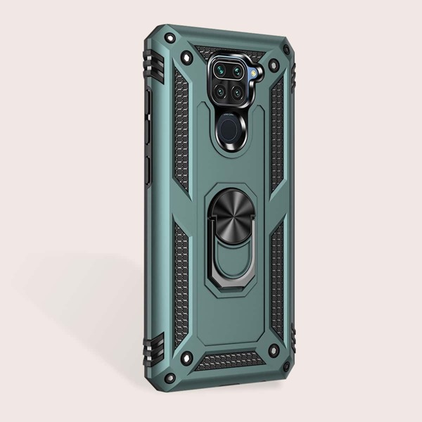 

Solid Anti-fall Phone Case With Ring Holder, Green