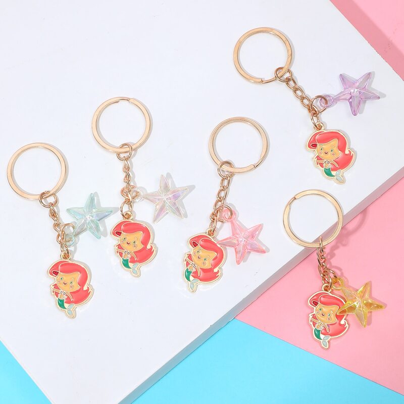 

1pc Random Mermaid Keychain, Multicolor
