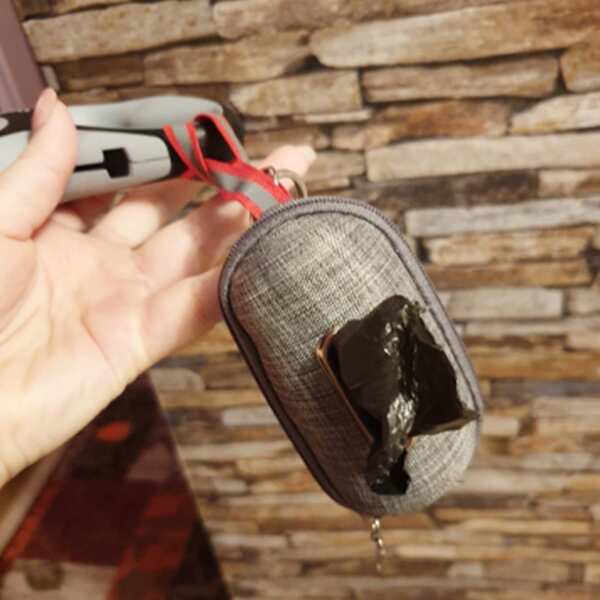 

1pc Pet Poopbag Dispenser, Grey