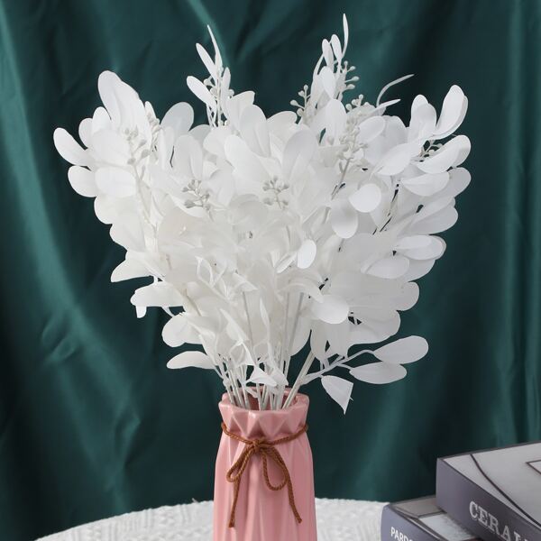 

1bunch Artificial Leaf, White