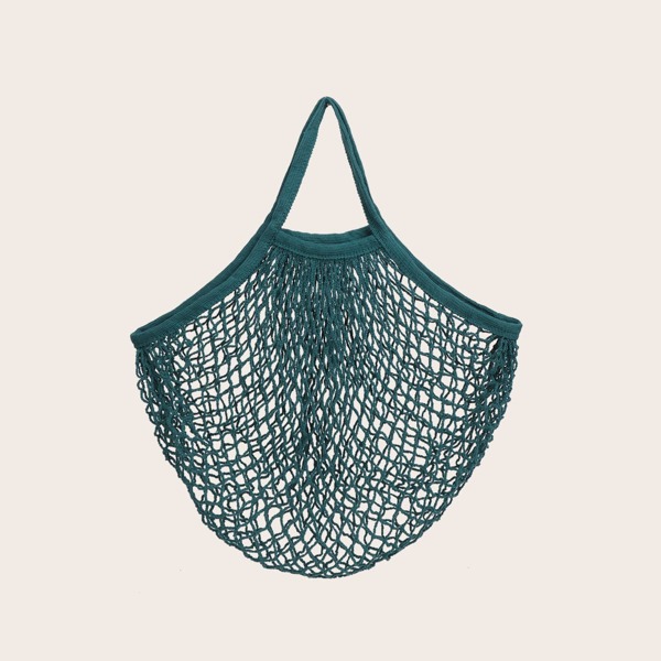 

Minimalist Straw Design Shopper Bag, Green