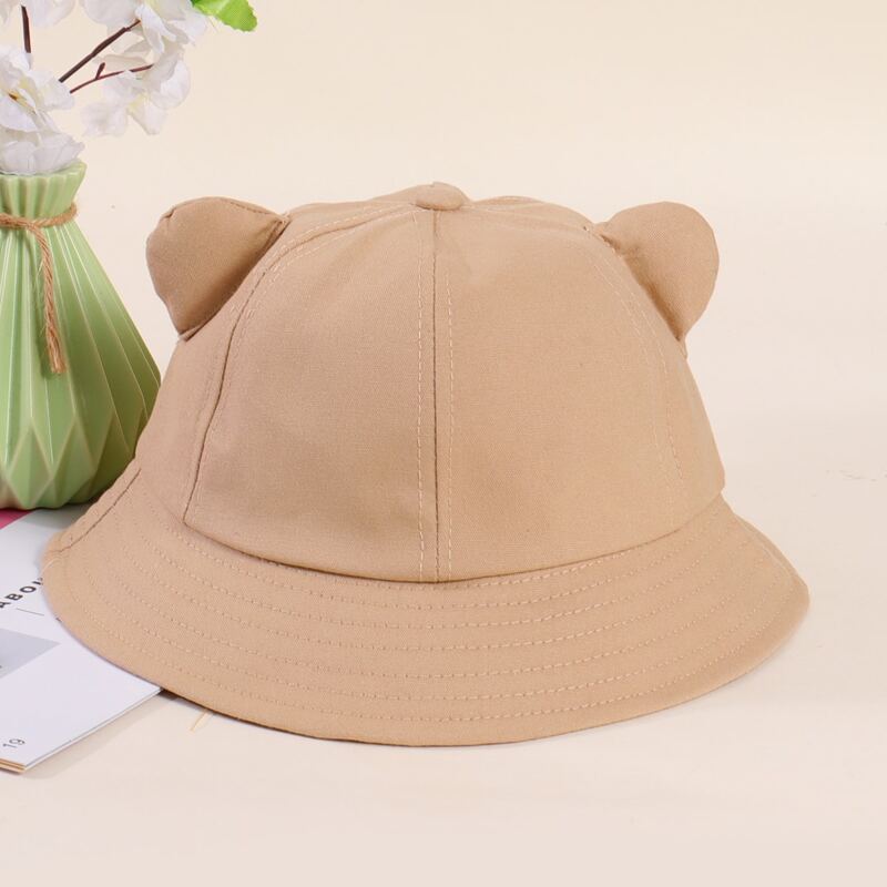 

Ear Decor Bucket Hat, Beige