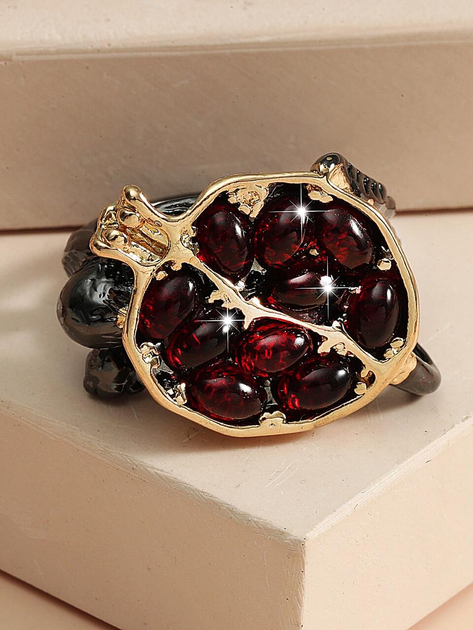 Pomegranate Design Ring
