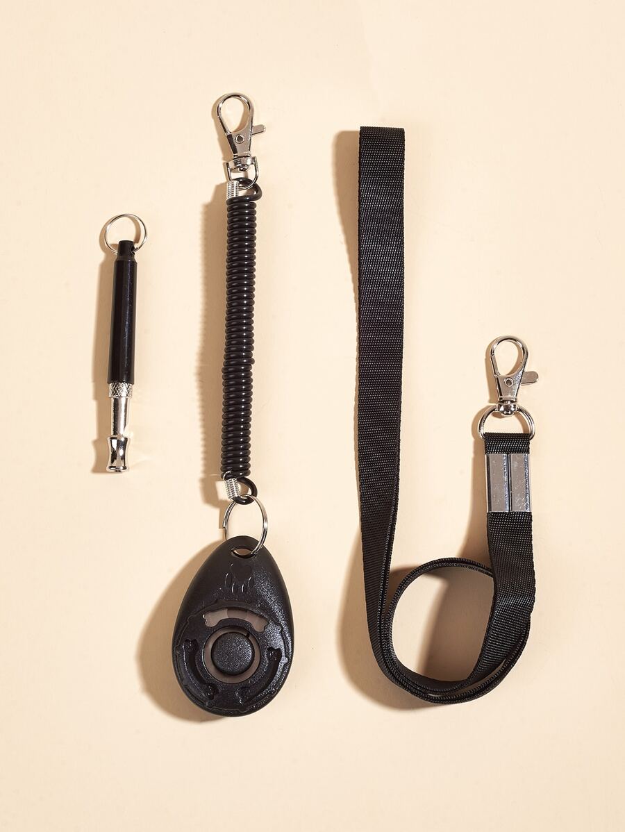 3pcs Pet Training Set - Black - View 1