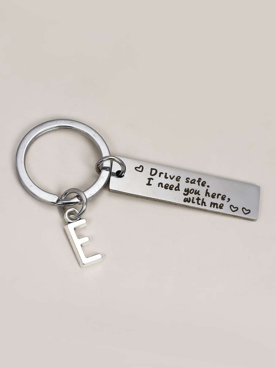 Slogan Chi tiết Móc khóa Charm hình học - Bạc - Xem 1