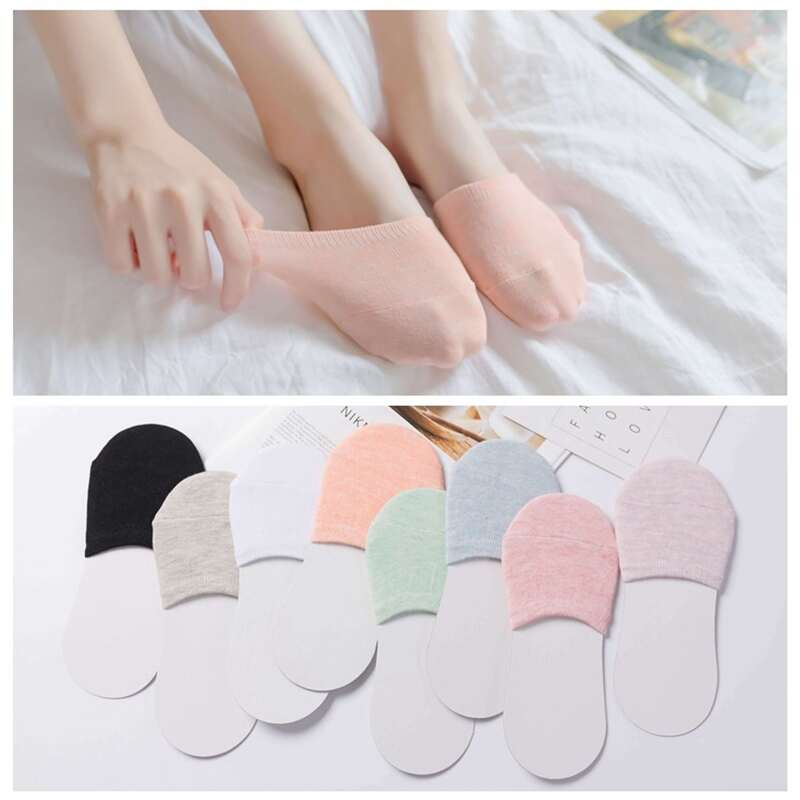 

8pairs Invisible Forefoot Toe Socks, Multicolor
