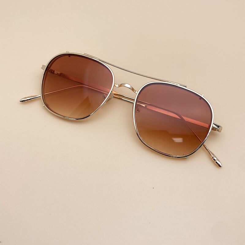 

1pc Metal Frame Sunglasses