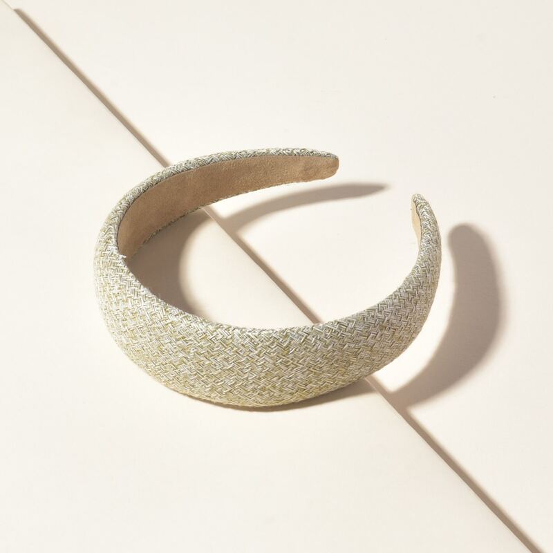 

1pc Minimalist Hair Hoop, Beige