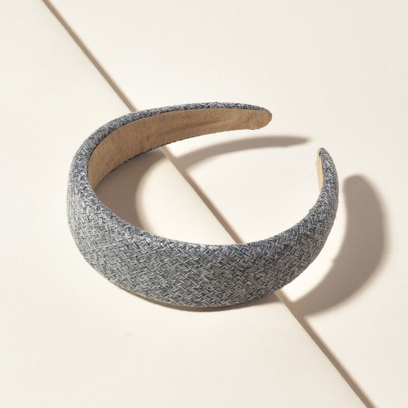 

1pc Minimalist Hair Hoop, Dark grey