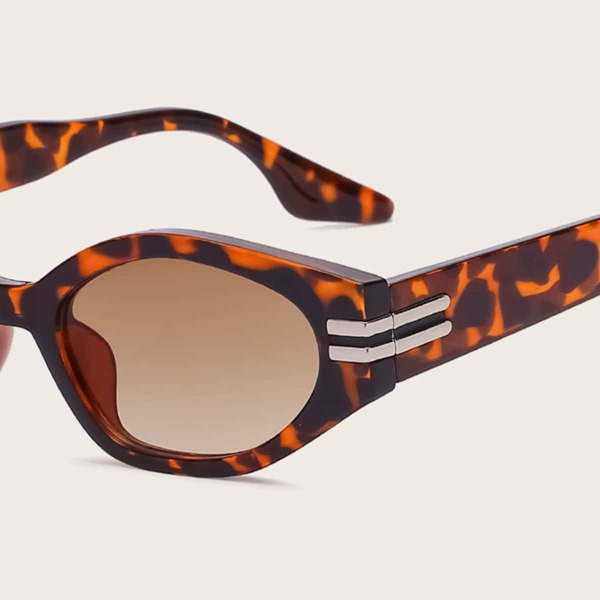 

Men Tortoiseshell Frame Sunglasses, Brown