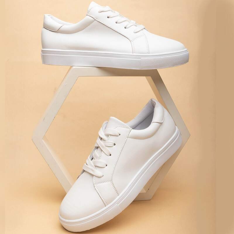 

Lace-up Front Skate Shoes, White