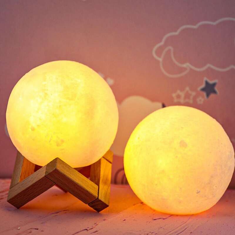 

Moon Shaped Night Light, Yellow