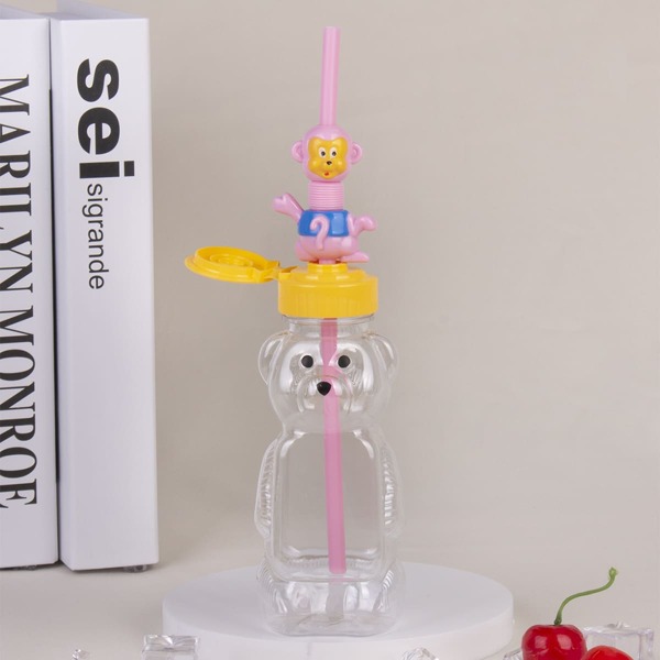 

1pc Cartoon Design Tumbler, Multicolor