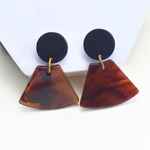 

Round Decor Earrings, Multicolor