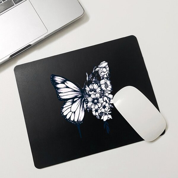 

Butterfly Print Mouse Pad, Multicolor