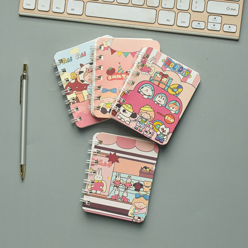 

1pc Cartoon Graphic Random Notebook, Multicolor