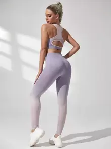 Seamless Ombre Sports Set - Multicolor - View 2
