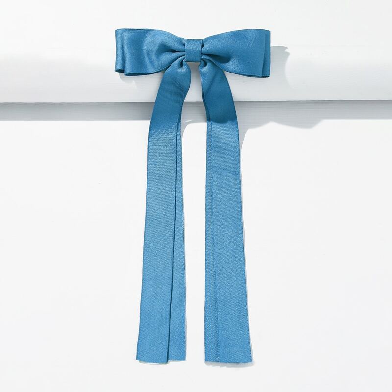 

Bow Decor Hair Clip, Blue