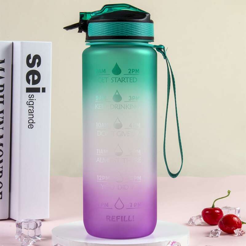 

Gradient Color Water Bottle, Multicolor