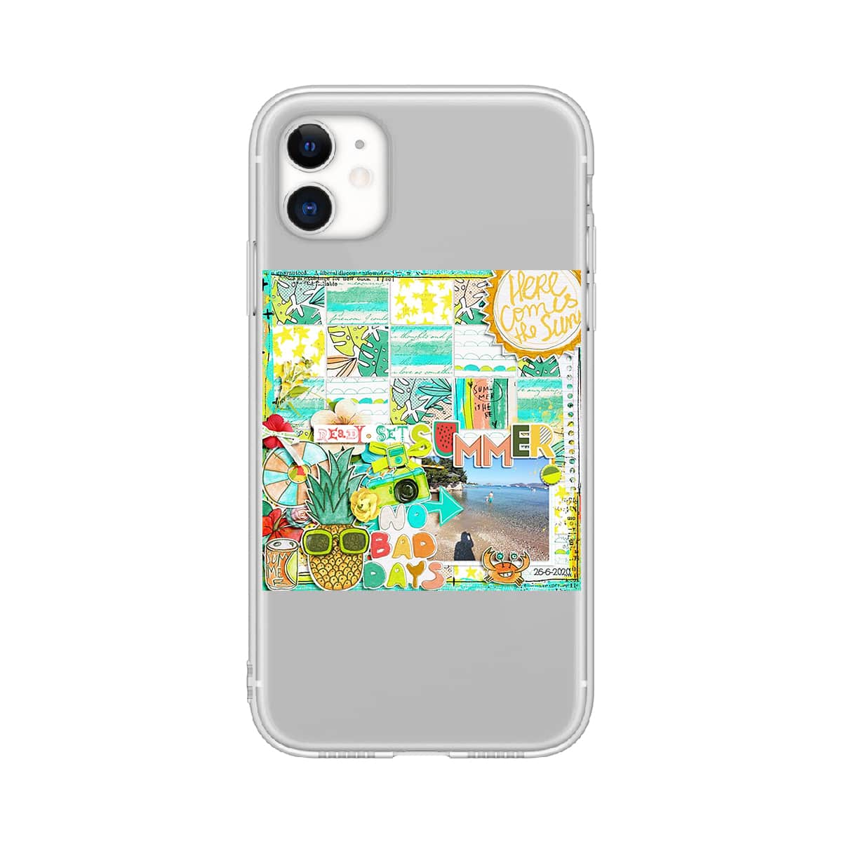 

Cartoon Pattern Phone Case, Multicolor