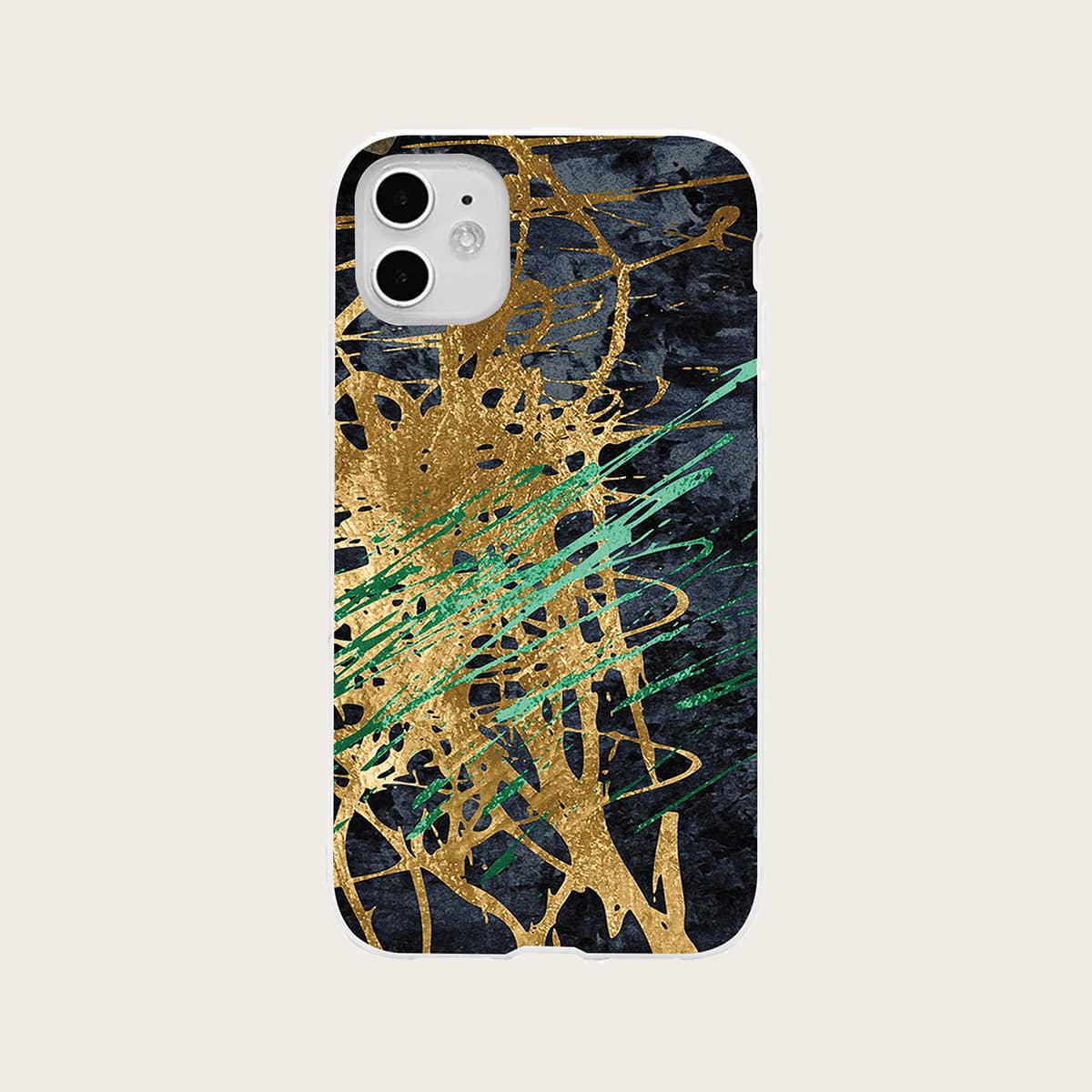 

Marble Graphic Phone Case, Multicolor