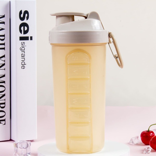 

Solid Color Water Bottle, Beige