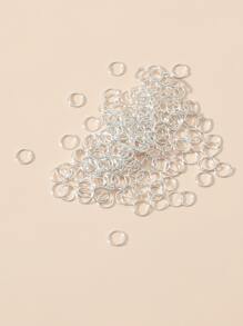 1 gói mở nhảy nhẫn để làm đồ trang sức và sửa chữa vòng cổ - Bạc - Xem 3