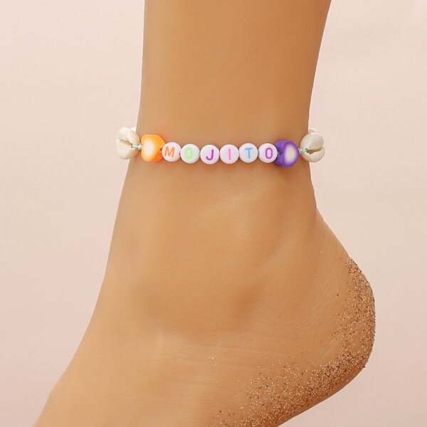 

Shell Decor Anklet, Multicolor