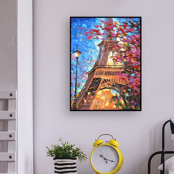 

Landscape Print DIY Diamond Unframed Painting, Multicolor