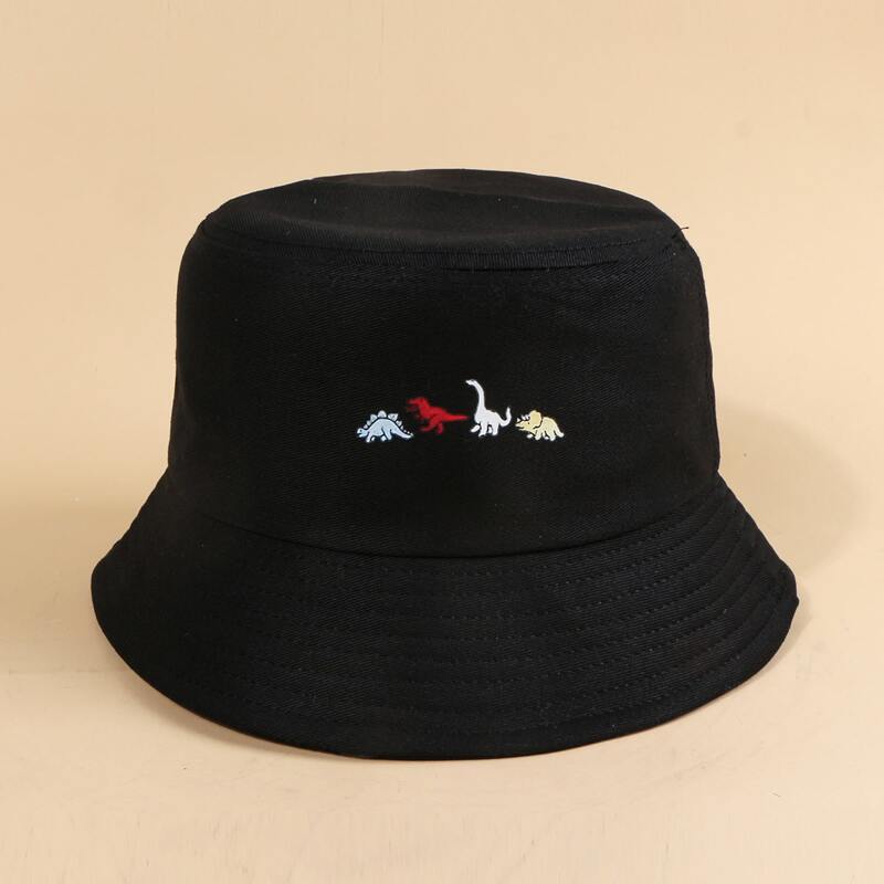 

Guys Dinosaur Graphic Bucket Hat, Black