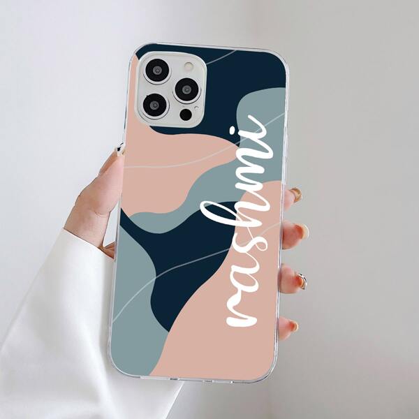 

Letter Graphic Phone Case, Multicolor