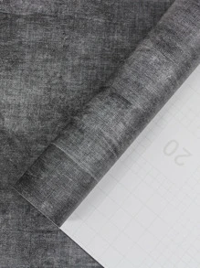 1 件纯色防水墙纸，现代 PVC 墙胶卷，用于家庭装饰，翻新贴纸剥离墙板，墙纸，壁纸，春季装饰物品让您的家焕然一新，拉玛装饰贴纸 - 深灰色 - 查看 4