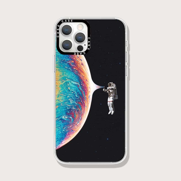 

Space Print Phone Case, Multicolor