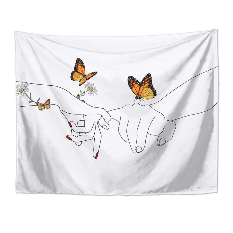 

Hand Print Tapestry, Multicolor