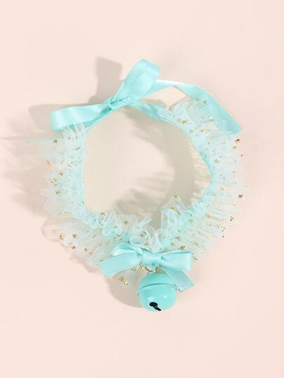 nicovaer Bell Decor Pet Necklace