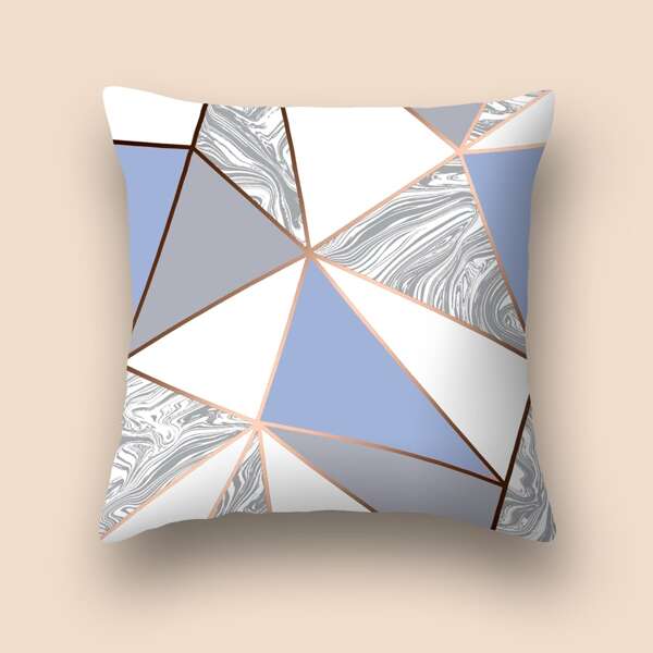 

Geometric Pattern Cushion Cover Without Filler, Multicolor
