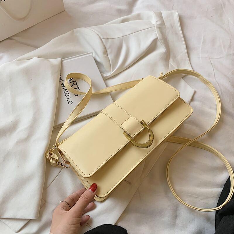 

Minimalist Shoulder Bag, Yellow