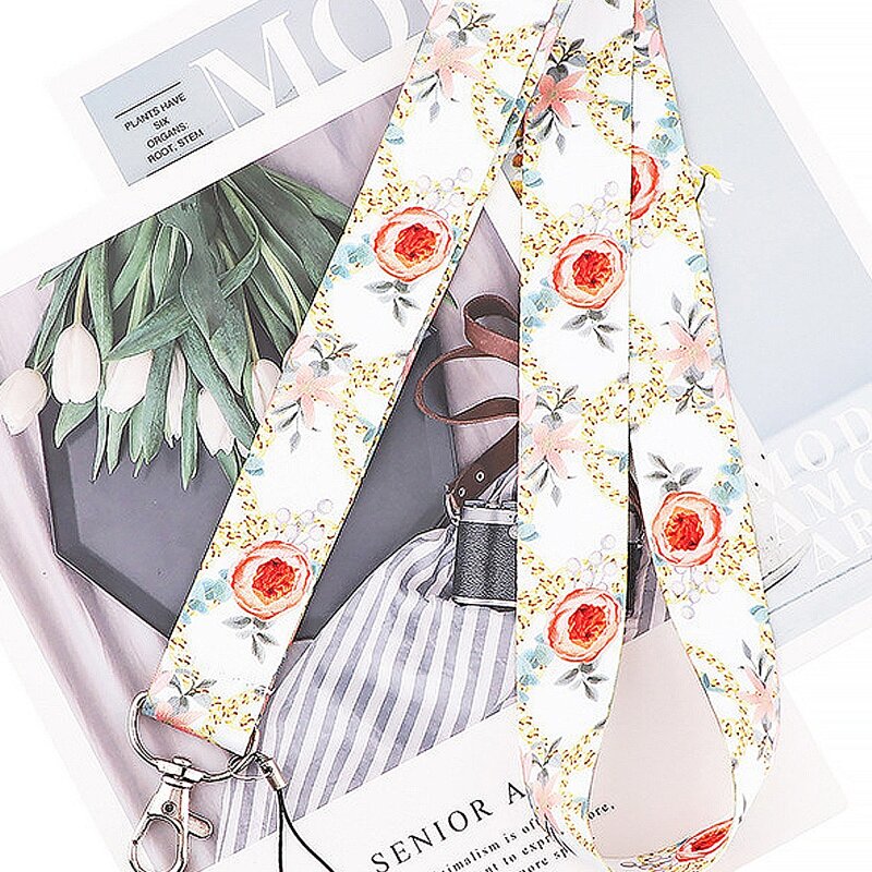 

1pc Fruit Print Lanyard, Multicolor