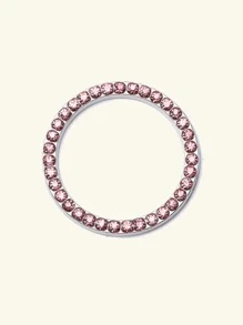 汽車一鍵啟動水鑽裝飾 - 粉色 - 查看 2